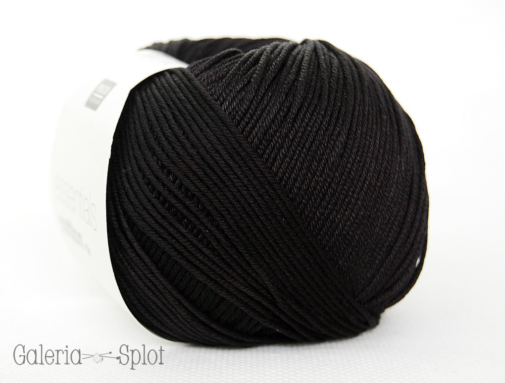 essentials cotton dk - 90 czarny essentials cotton dk - 90 czarny