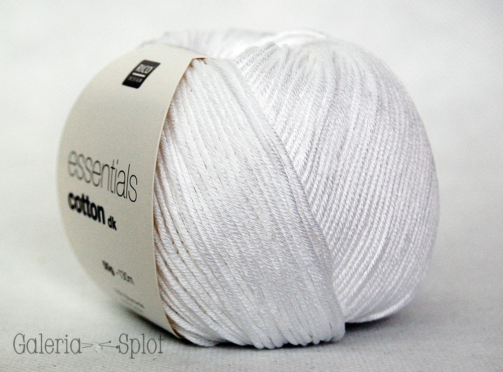essentials cotton dk - 80 biały