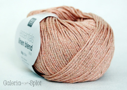 essentials linen blend aran -007 pudrowy róż melanż