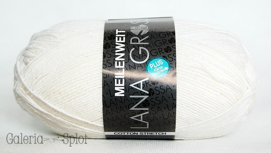 Meilenweit -Cotton Stretch - 8010 biały