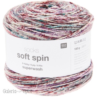 Socks Soft Spin 6-thread -001 Fun Tones