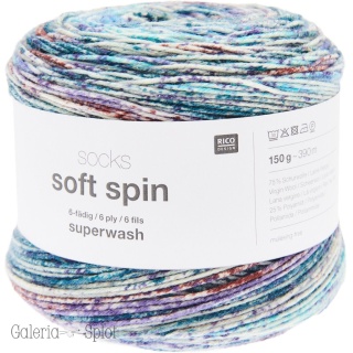 Socks Soft Spin 6-thread -008 Cool Colours