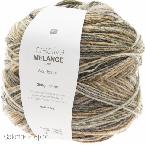 creative melange aran Wonderball - 001 brązy