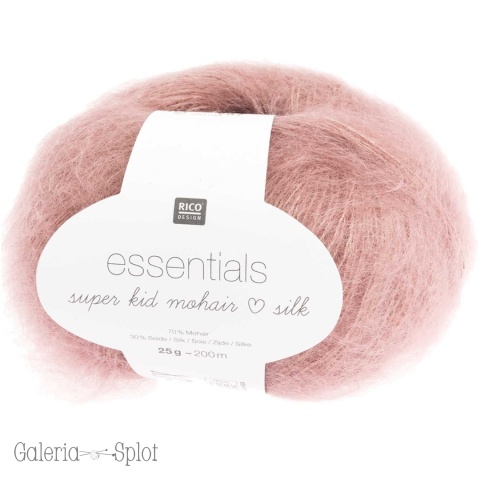 essentials super kid mohair loves silk - 013 dusty pink