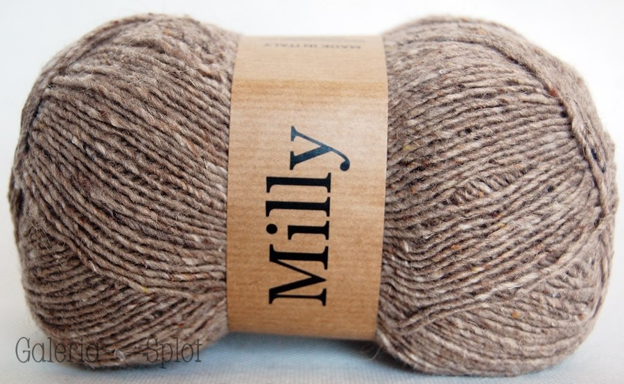 Milly - 229 jasny brąz, tweed, melanż
