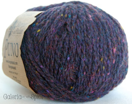 Puno - 93 ciemny fiolet, tweed, melanż