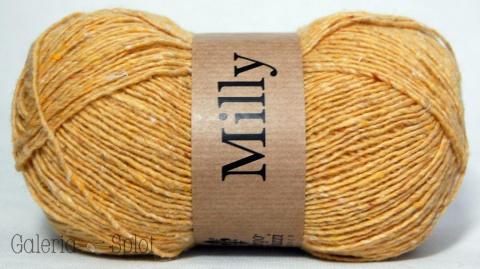 Milly - 223 żółty, tweed, melanż