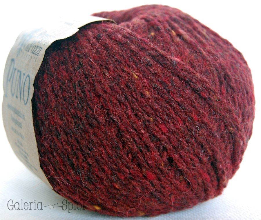 Puno - 90 bordo, tweed, melanż Puno - 90 bordo, tweed, melanż