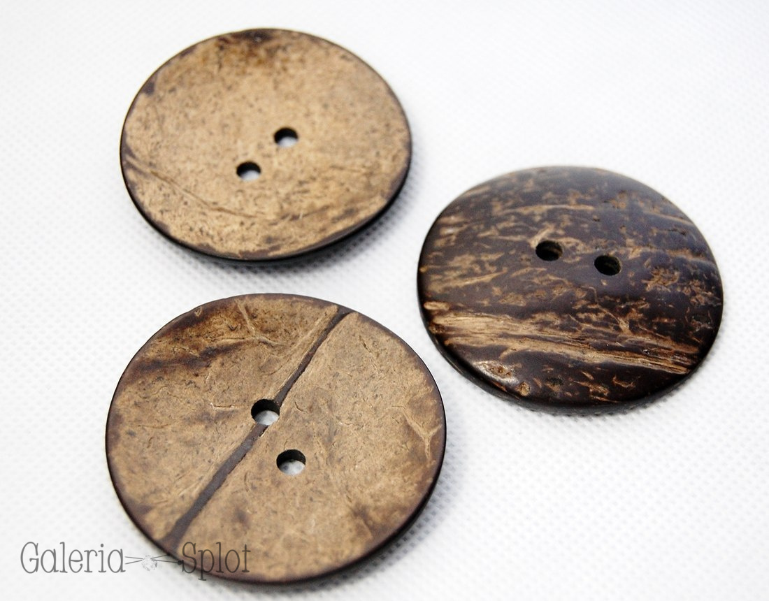 guziki - 65 mm z kokosa guziki - 65 mm z kokosa
