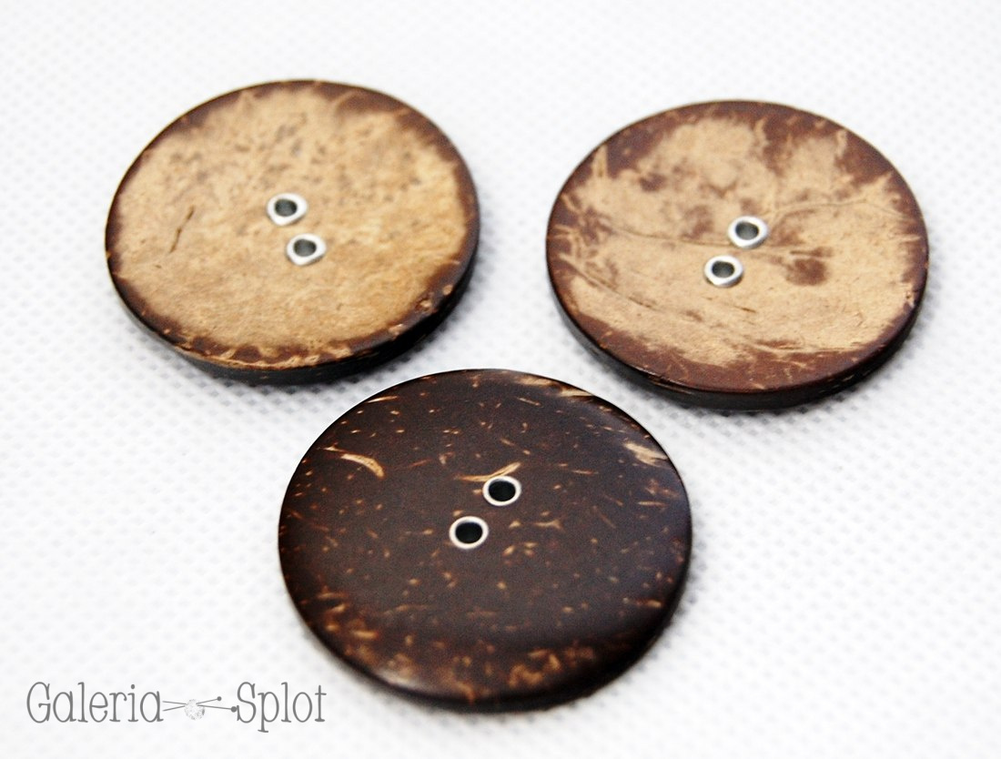 guziki - 40 mm z kokosa guziki - 40 mm z kokosa