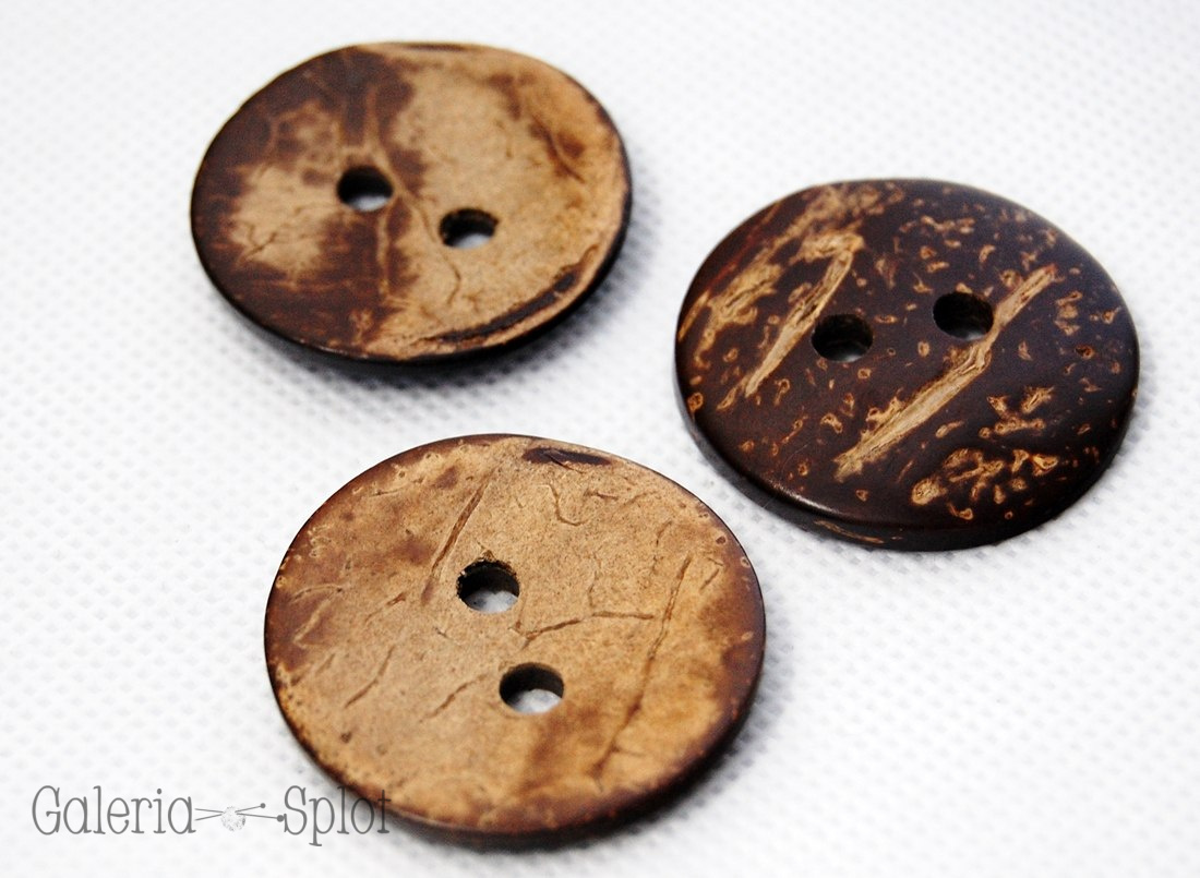 guziki - 60 mm z kokosa guziki - 60 mm z kokosa