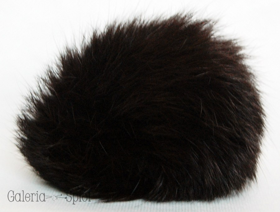 pompon - ciemny brąz pompon - ciemny brąz