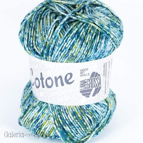 Cotone 461 - odcienie niebieskiego, żółty Cotone 461 - odcienie niebieskiego, żółty