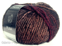 Piuma -002 czarny, bordo, róż