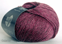 Lace Seta Mulberry - 006 burgund melanż
