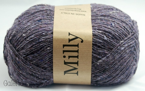 Milly - 242 fiolet, tweed, melanż