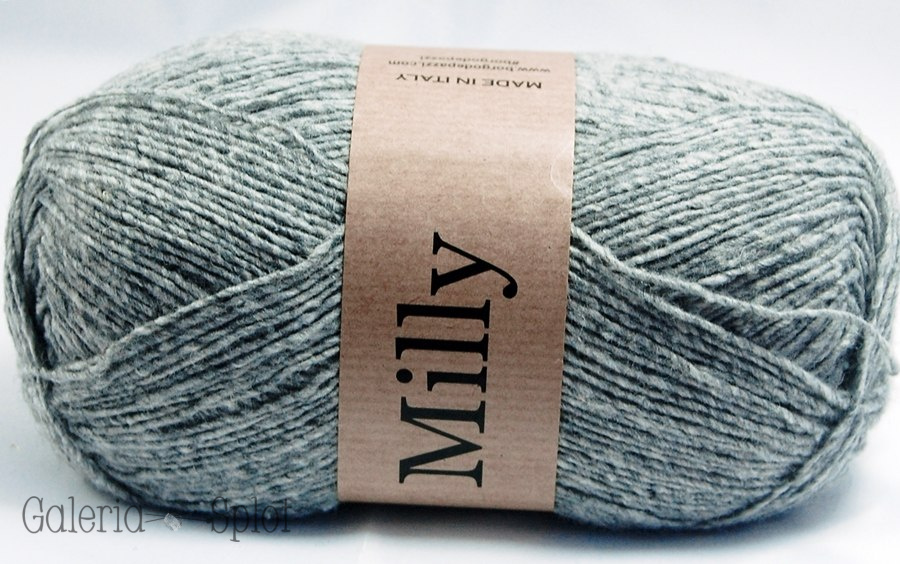 Milly - 243 jasny szary tweed, melanż