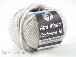 Alta Moda Cashmere 16 - 001 melanż jasny szary