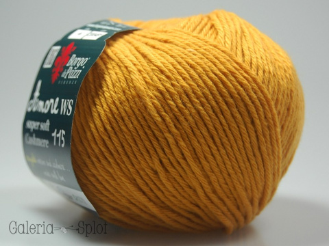 Amore supersoft Cashmere 115 - ciemny żółty 44