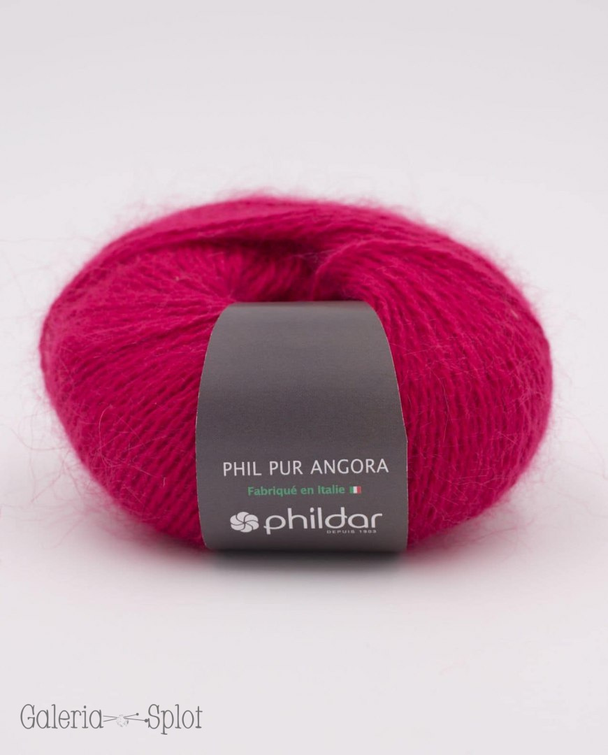 Pur angora -framboise Pur angora -framboise
