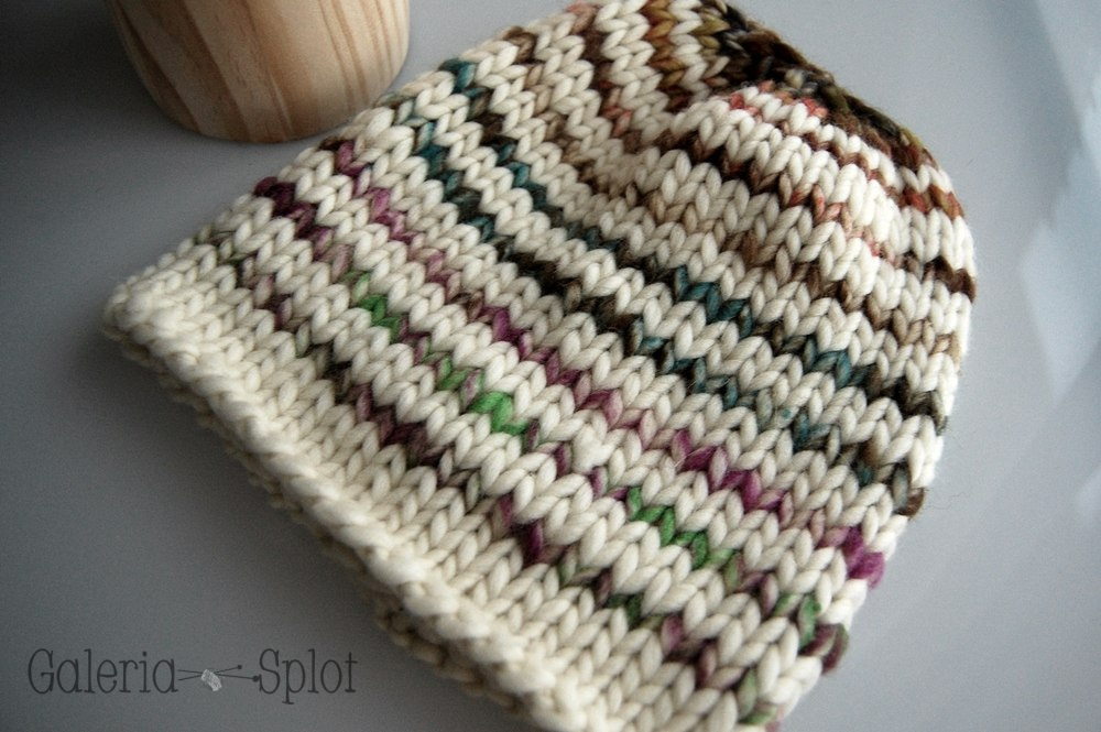 gruba, paski 100% merino gruba, paski 100% merino