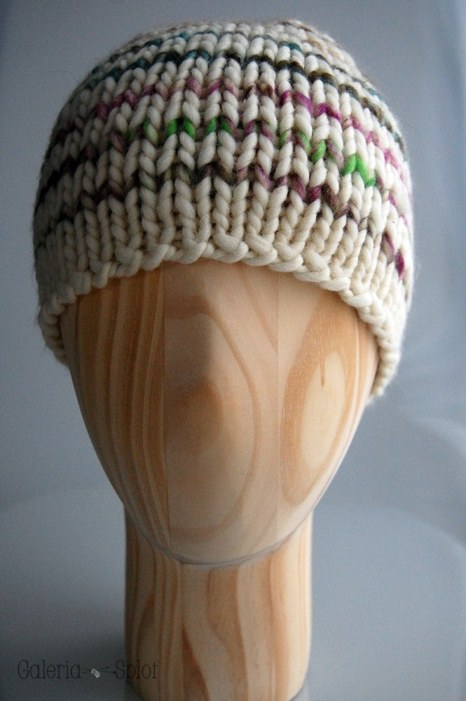 gruba, paski 100% merino gruba, paski 100% merino