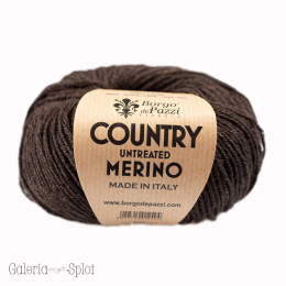 Country Untreated Merino - 4 czekoladowy brąz