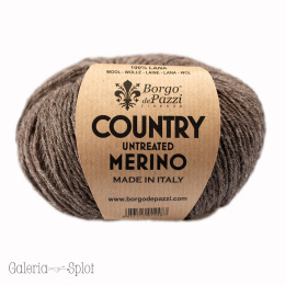 Country Untreated Merino - 3 brąz średni melanż