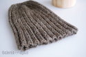 czapka - brąz-alpaka z merino czapka - brąz-alpaka z merino