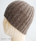 czapka - brąz-alpaka z merino czapka - brąz-alpaka z merino