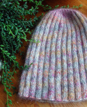 czapka merino z moherem - landrynka czapka merino z moherem - landrynka