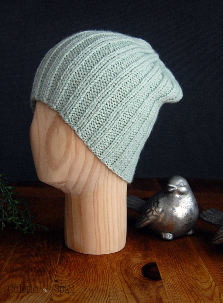 czapka z merino pistacjowa czapka z merino pistacjowa