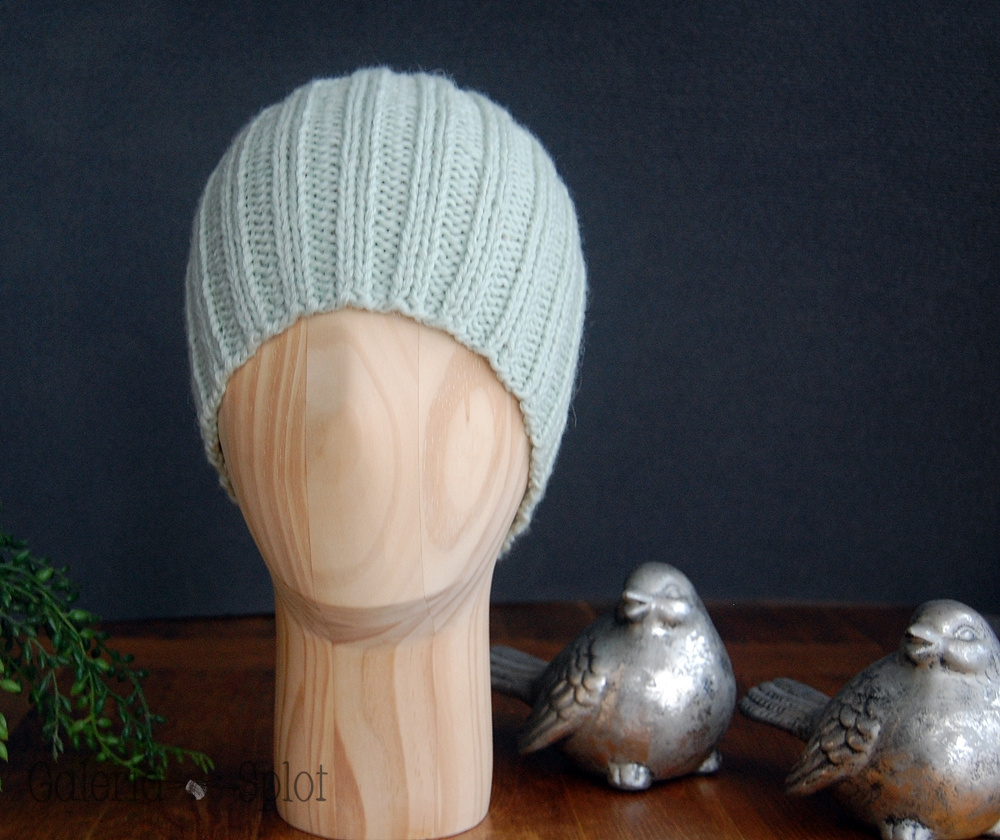 czapka z merino pistacjowa czapka z merino pistacjowa