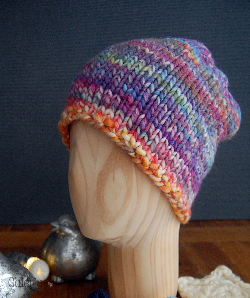 gruba czapka, kolorowa 100% merino gruba czapka, kolorowa 100% merino