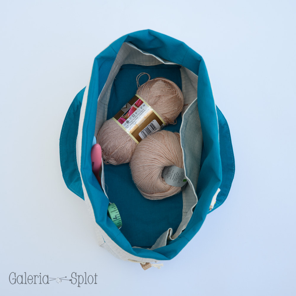 organizer - torba - turkus organizer - torba - turkus