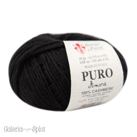 Amore Puro Cashmere - czarny 11 Amore Puro Cashmere - czarny 11