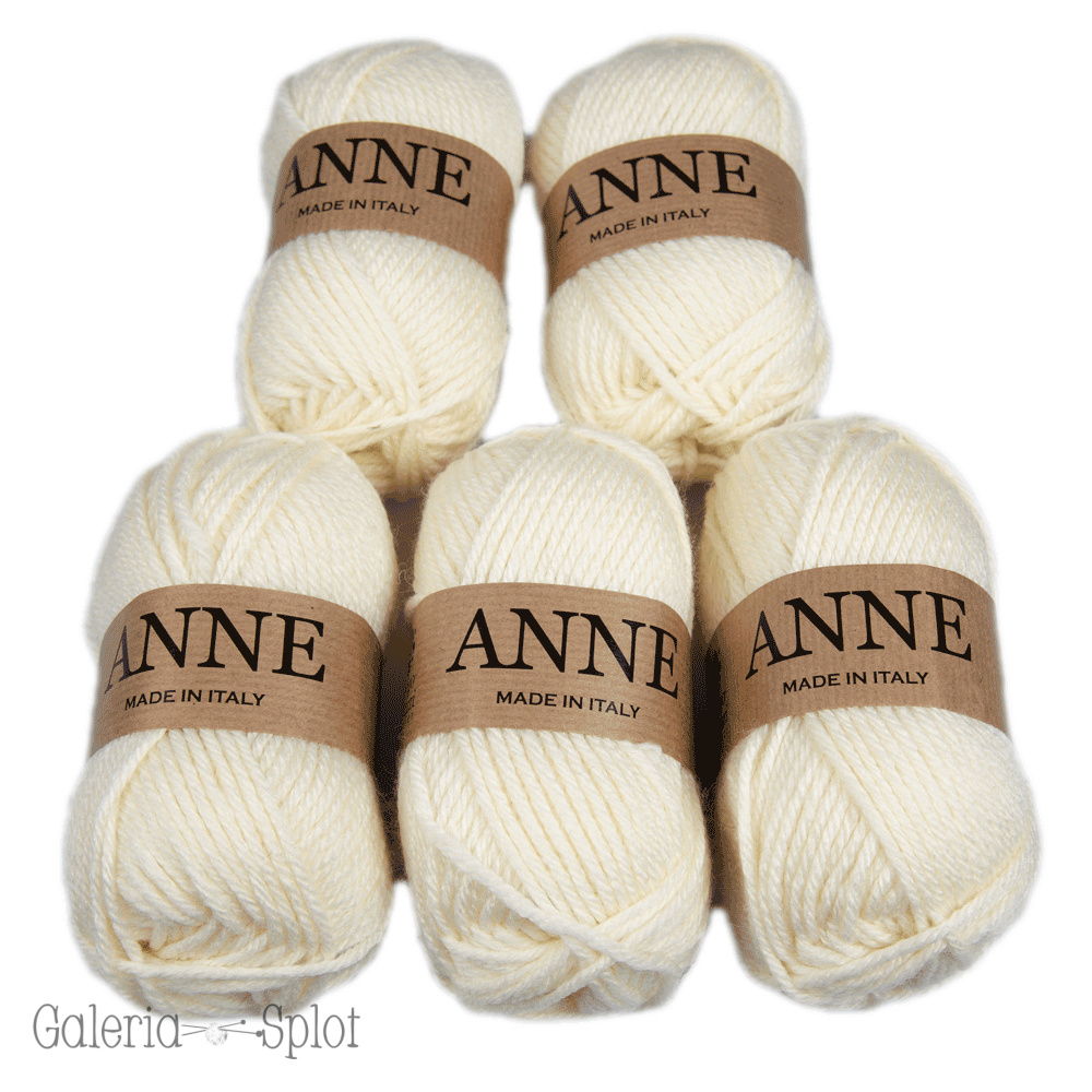 Anne - biel wełny 7800 Anne - biel wełny 7800