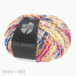 Colortwist -03 biały, niebieski, różowy