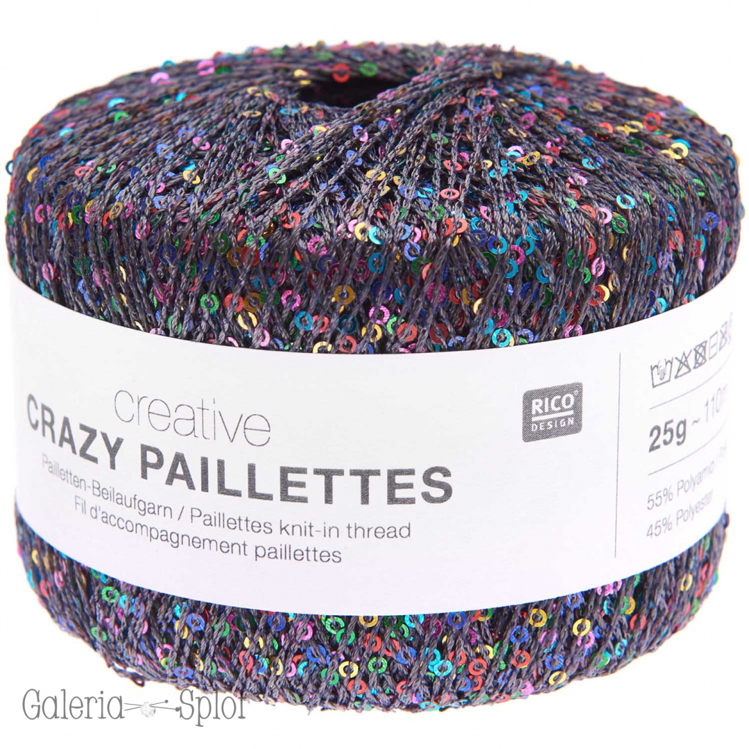 Creative Crazy Paillettes anthracite 02 Creative Crazy Paillettes anthracite 02
