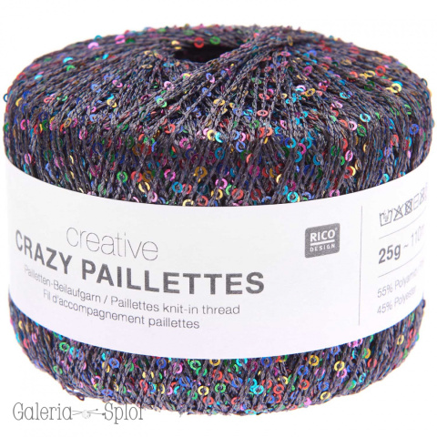 Creative Crazy Paillettes anthracite 02