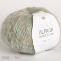 Fashion alpaca bling bling- 003 mięta, zieleń brąz
