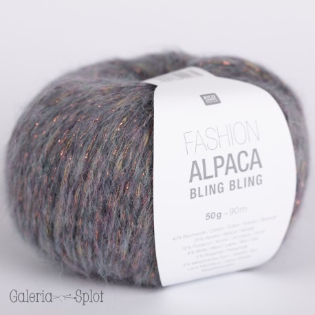Fashion alpaca bling bling- 005 jeansowy Fashion alpaca bling bling- 005 jeansowy