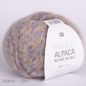 Fashion alpaca bling bling- 002 lila, niebieski, beżowy