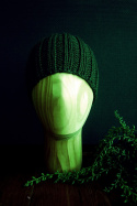 czapka - Anna ciemna zieleń