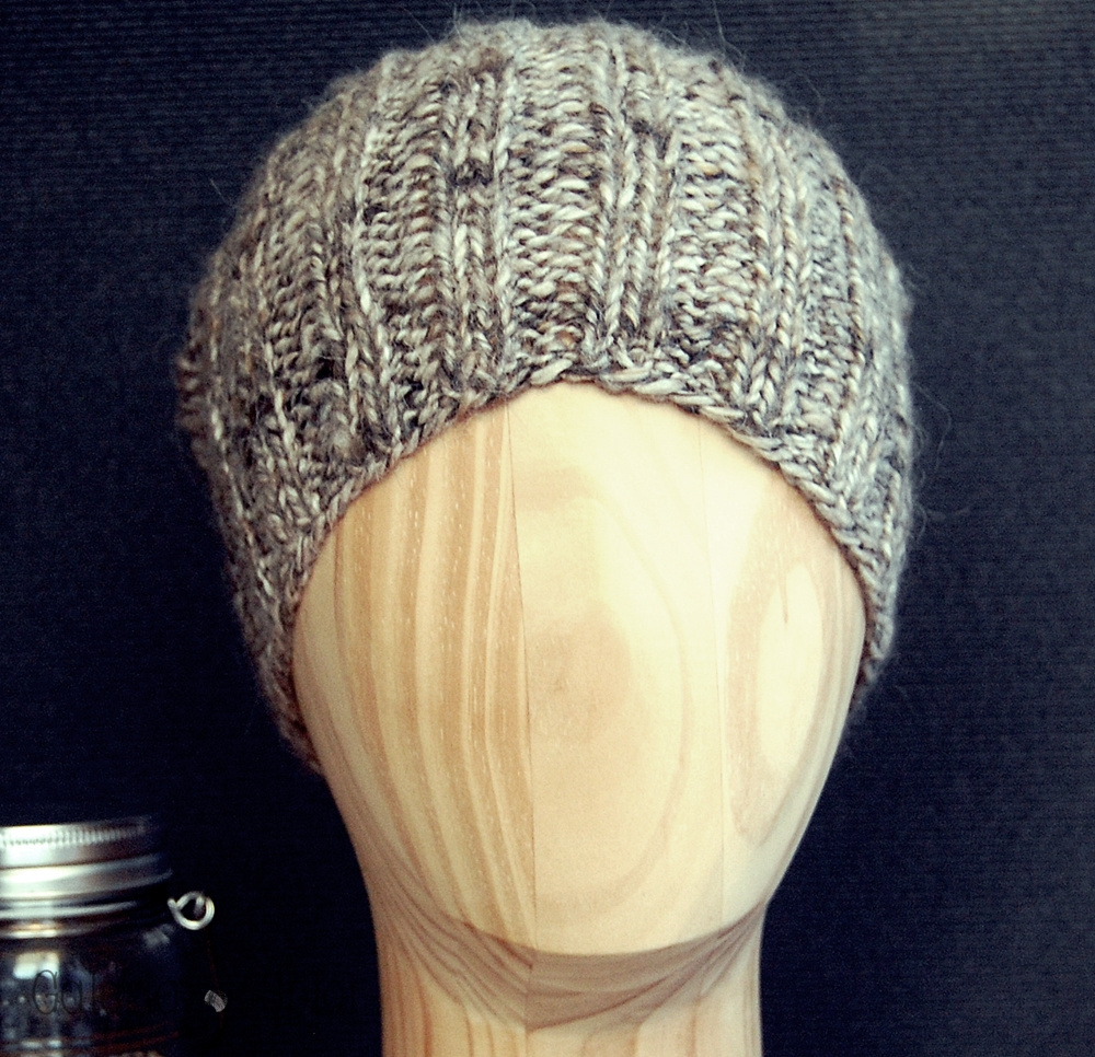 czapka brązowy tweed czapka brązowy tweed