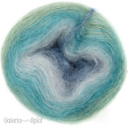 Essentials super kid mohair silk Colourlove - 017 odcienie błękitu, turkusu