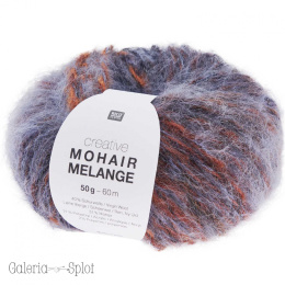 creative mohair melange - 010 niebieski ciemny, czerwony