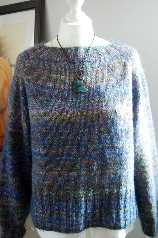 luźny sweterek - blue luźny sweterek - blue