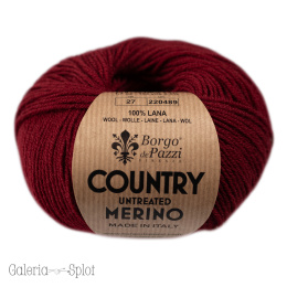 Country Untreated Merino - 27 bordo