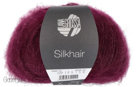 Silkhair - 177 ciemny czerwony